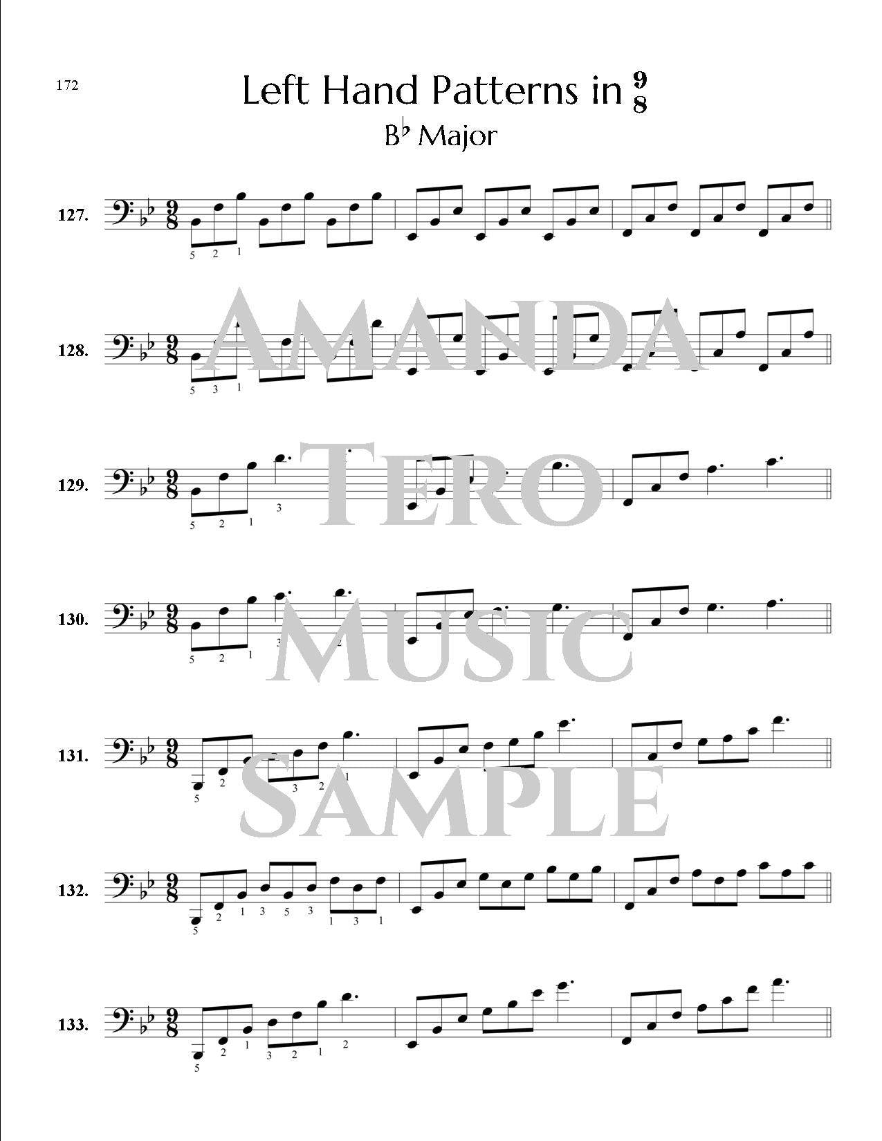 140 Left Hand Patterns for Church Pianists