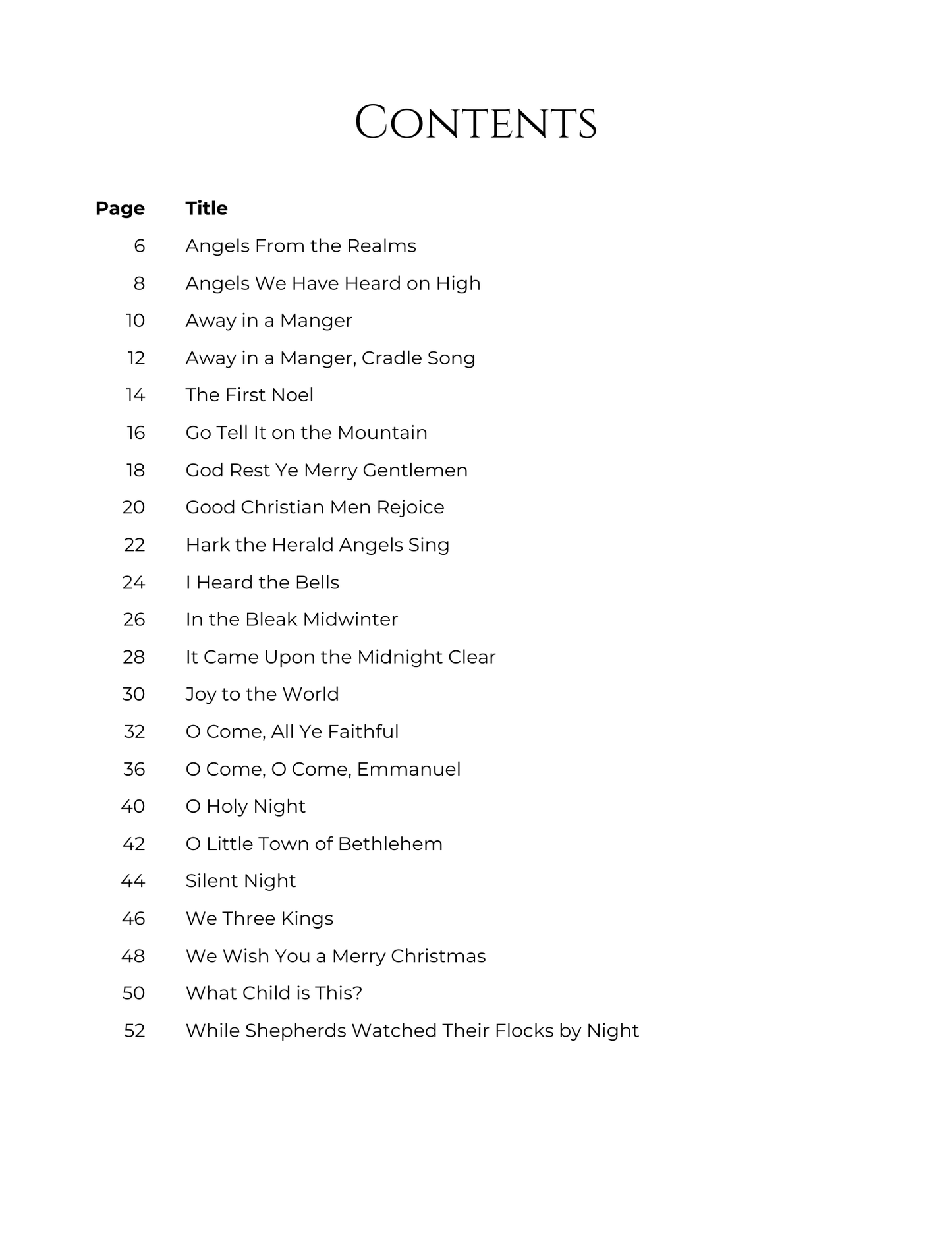 Pre-Reading Alphanote Christmas Carols with Chords DIGITAL PDF