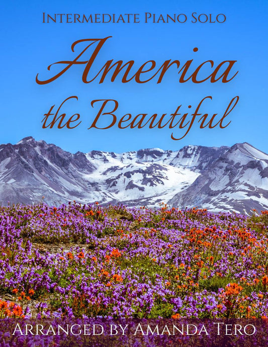 America the Beautiful intermediate piano solo