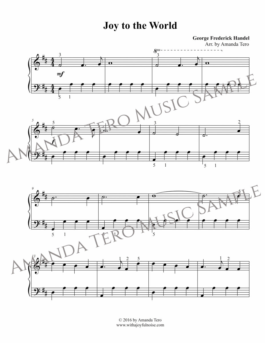 Faithful Christmas 6 elementary Christmas piano sheet music