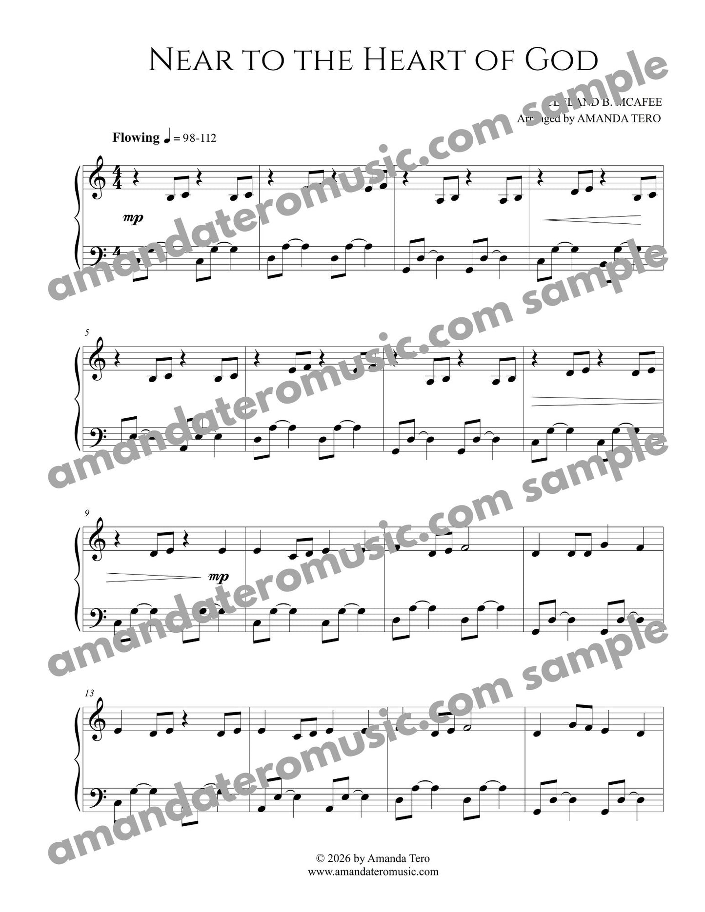 Whispered Prayer - 5 early intermediate piano solos