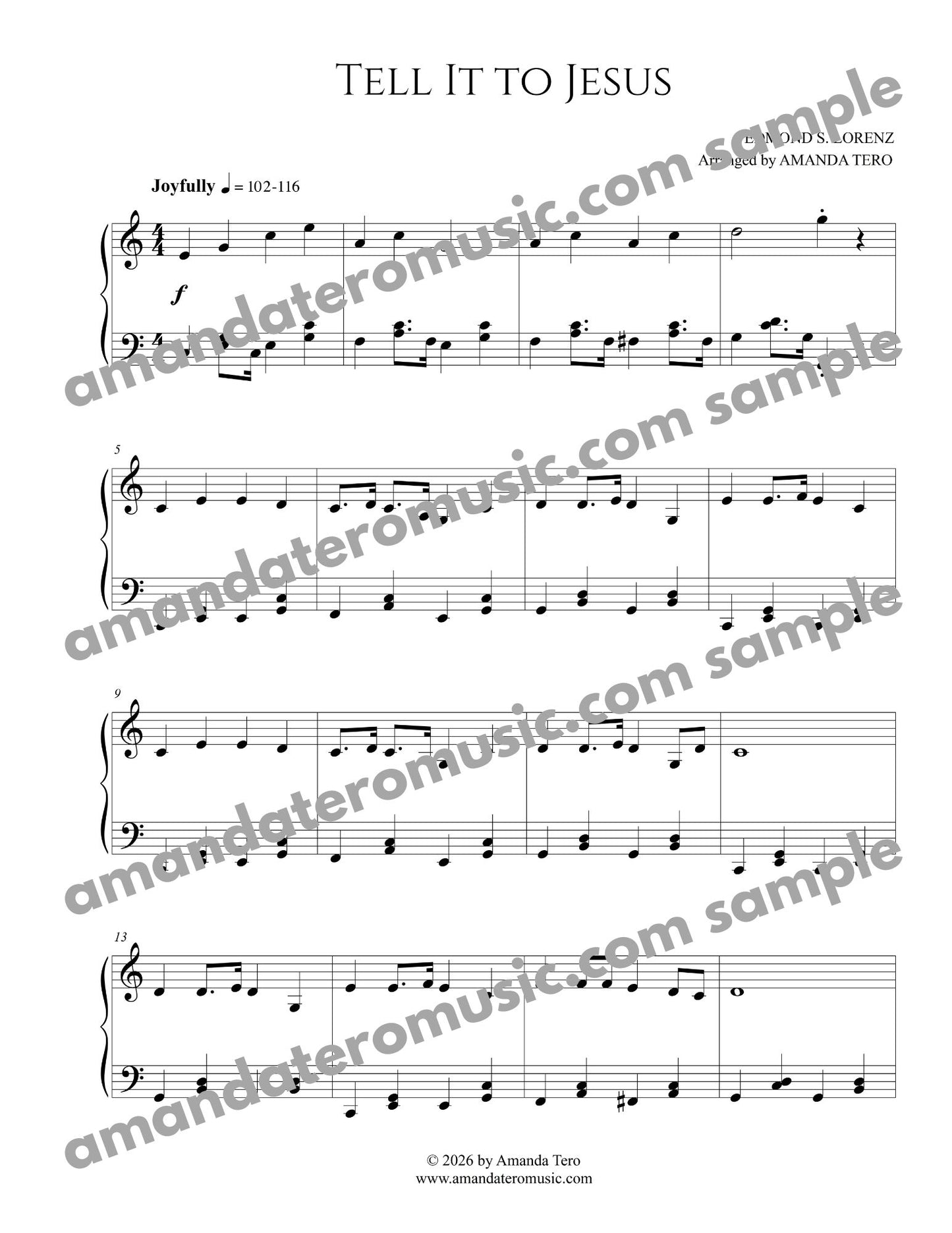 Whispered Prayer - 5 early intermediate piano solos