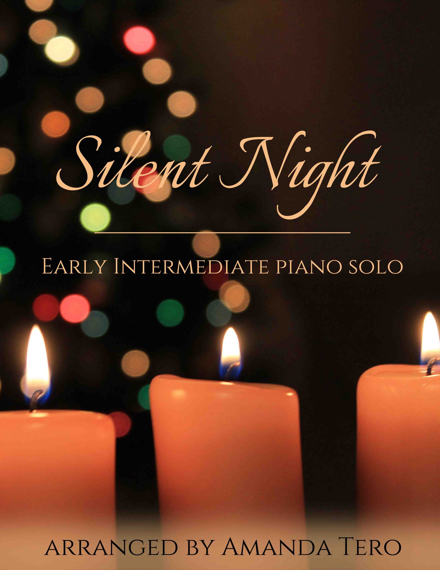 Silent Night for early intermediate pianist