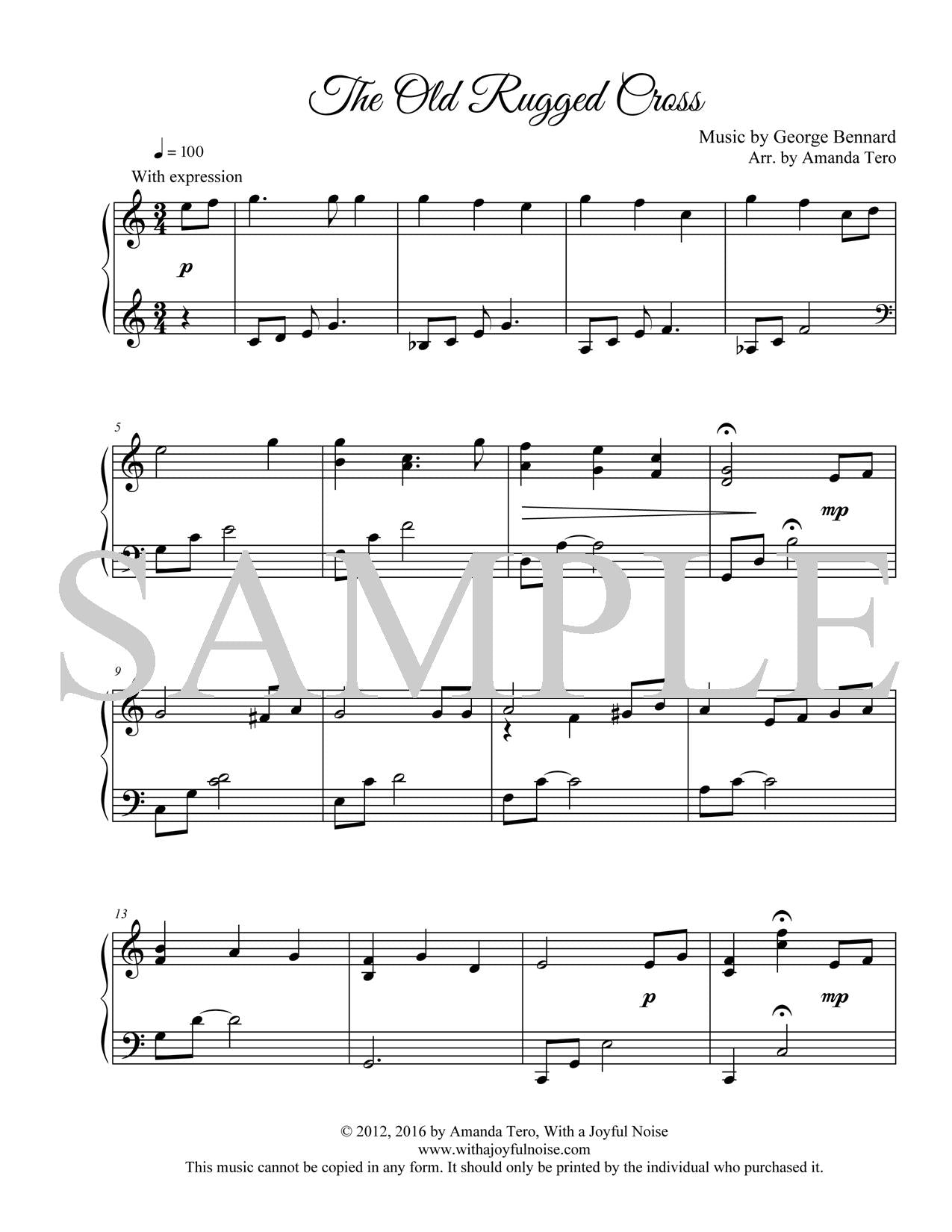 3 Intermediate Easter Hymns Piano Solos